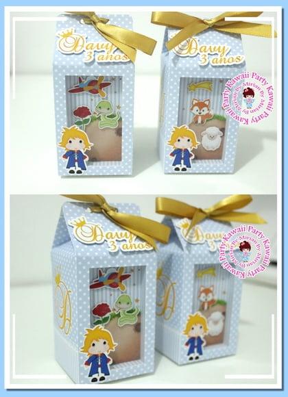 Caixa Milk com Visor Pequeno Principe