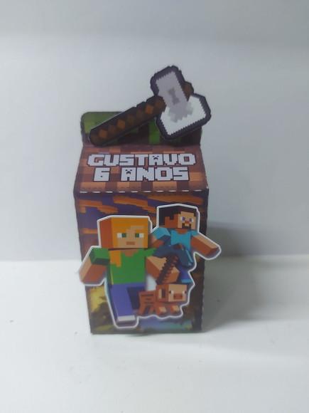 Caixa Milk Minecraft