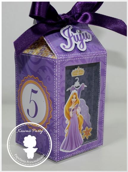 Caixa Milk Rapunzel com Visor