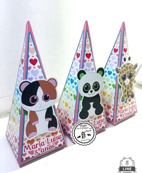 Caixa Pirâmide Beanie Boos