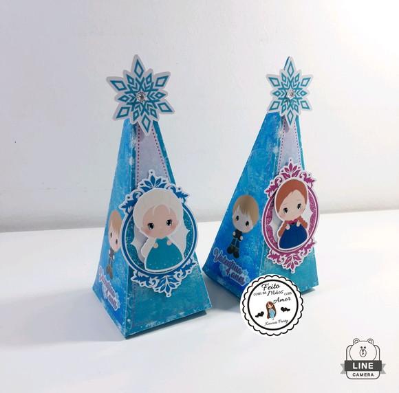Caixa Pirâmide Frozen