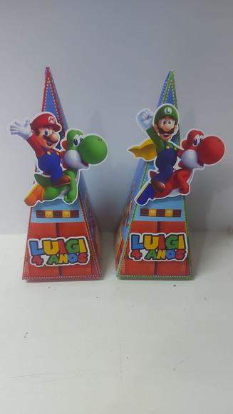 Caixa Pirâmide Mário Bros