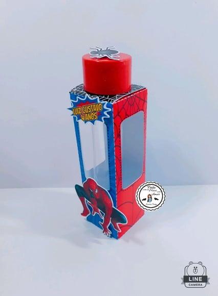 Caixa Porta Tubete Homem Aranha