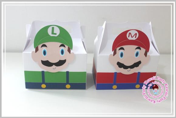Caixa sacola Mario e Luigi