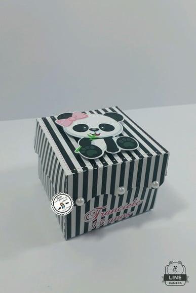 Caixa Quadrada Panda