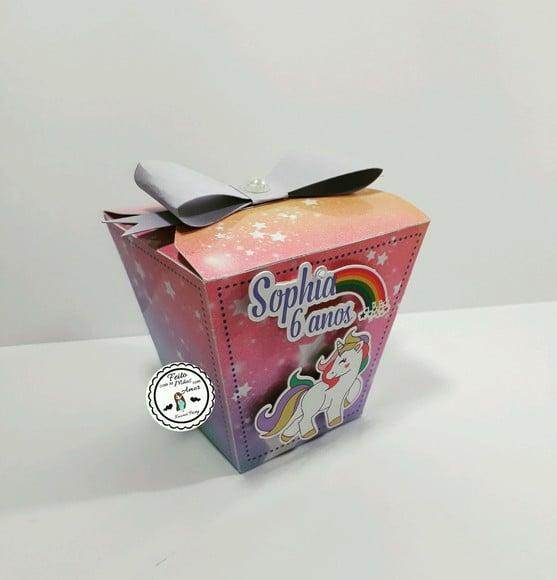 Caixa Sushi Unicórnio