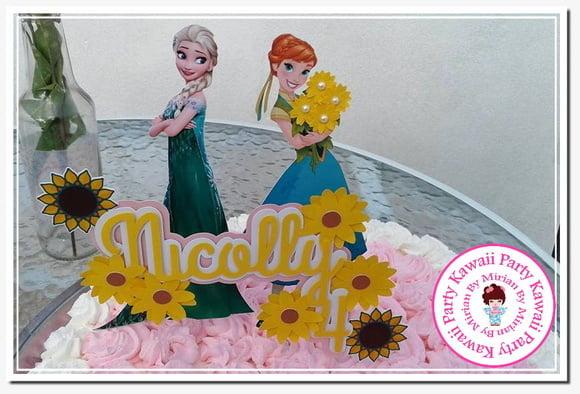 Cake topper frozen