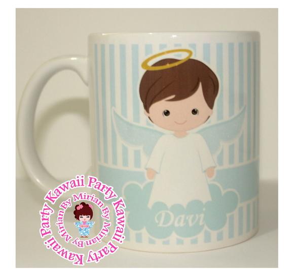 Caneca personalizada batizado