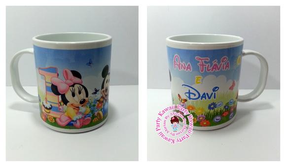 Caneca plástica Baby Disney