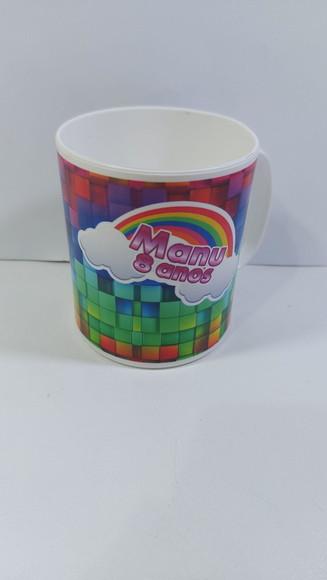 Caneca Plastica Julia Minegirl