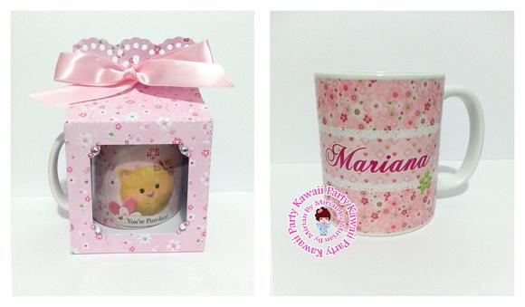 Caneca porcelana gatinha