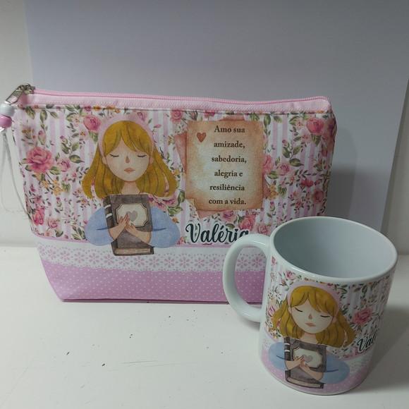 Caneca Professora + Necessaire