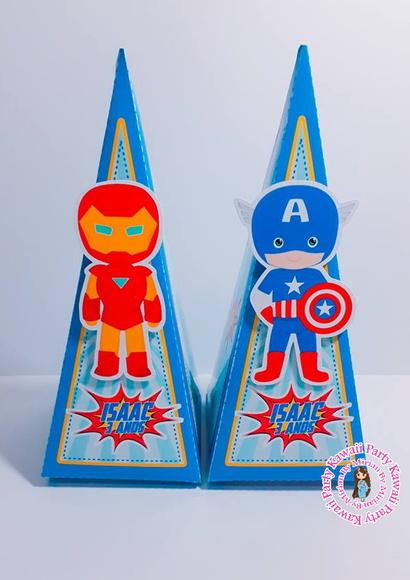 Cone Piramide Super Herois