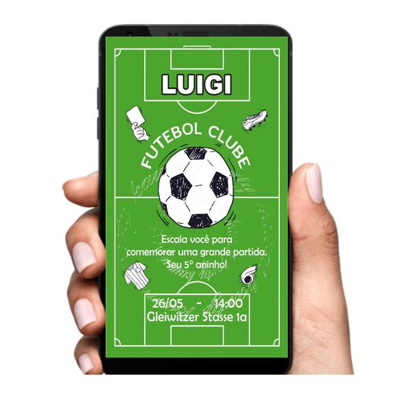 Convite Digital Futebol