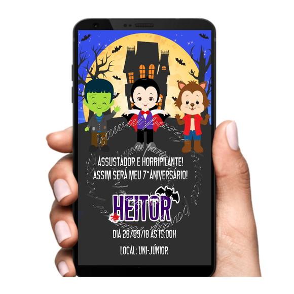 Convite Digital Halloween
