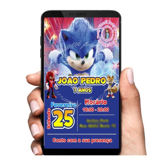 Convite Digital Sonic