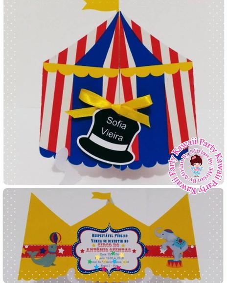 Convite Tenda Circo