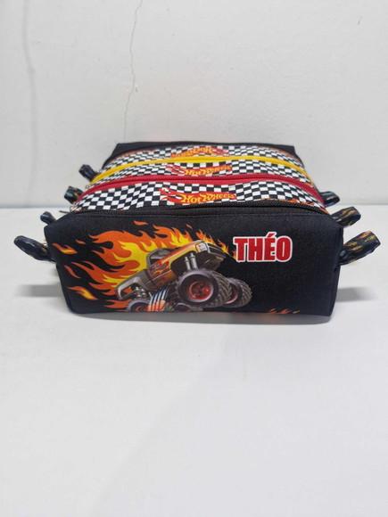 Estojo 4 Divisórias Hot Wheels 2