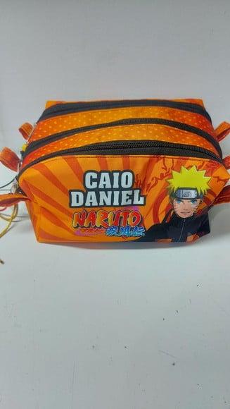 Estojo 4 Divisórias Naruto