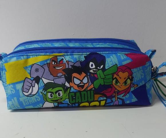 Estojo Duplo Jovens Titans
