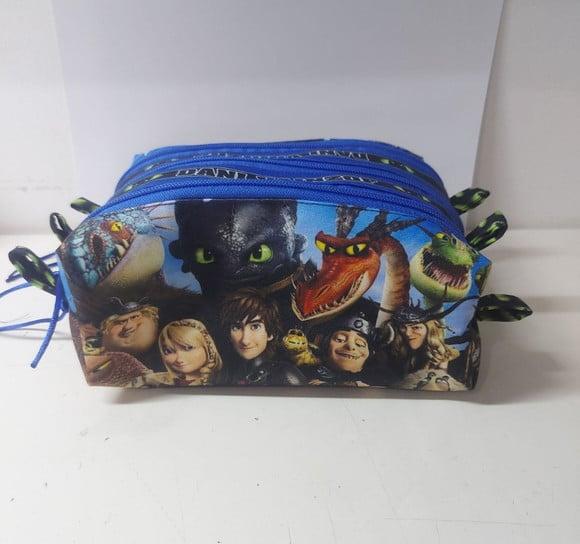 Estojo Triplo Como Treinar Seu Dragao