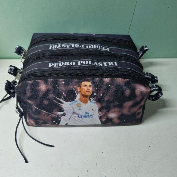 Estojo Triplo Cr7