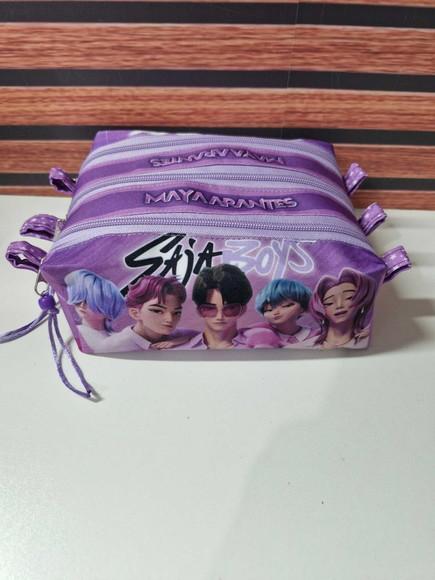 Estojo Triplo Guerreiras do Kpop