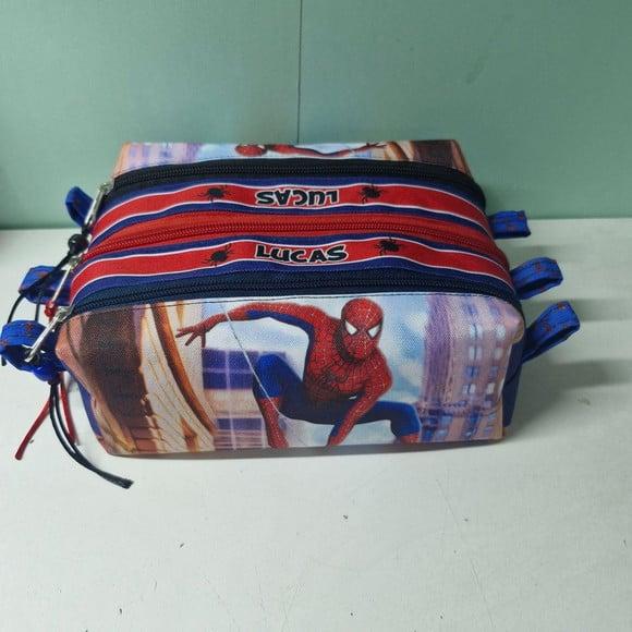 Estojo Triplo Homem Aranha