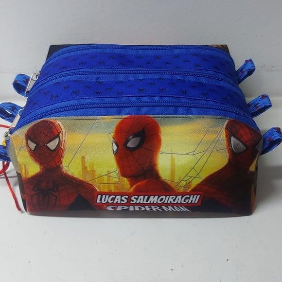 Estojo Triplo Homem Aranha
