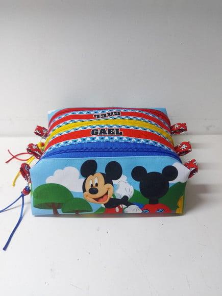 Estojo Triplo Mickey