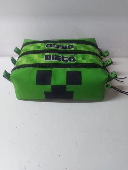 Estojo Triplo Minecraft
