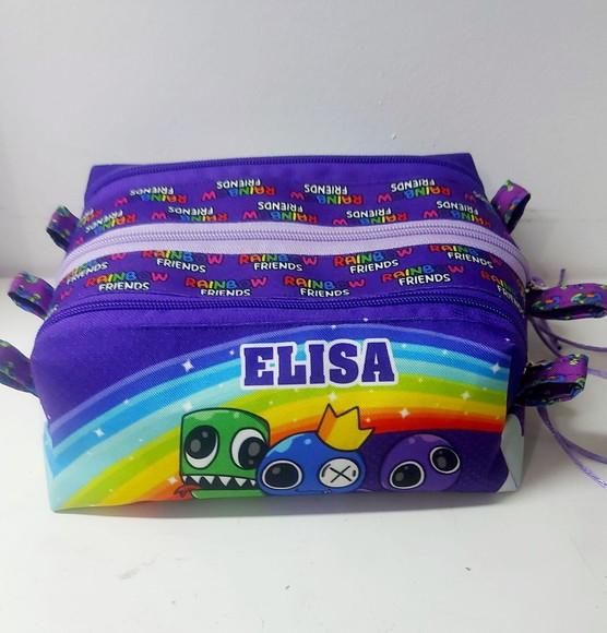 Estojo Triplo Rainbow Friends
