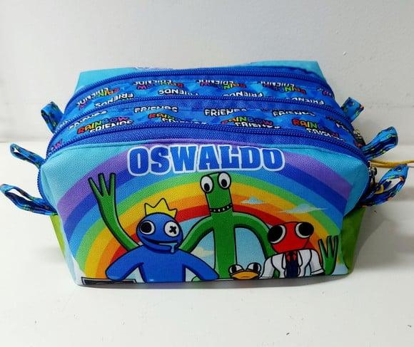 Estojo Triplo Rainbow Friends