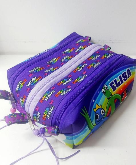 Estojo Triplo Rainbow Friends