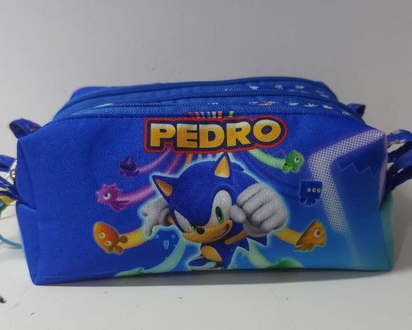 Estojo Triplo Sonic