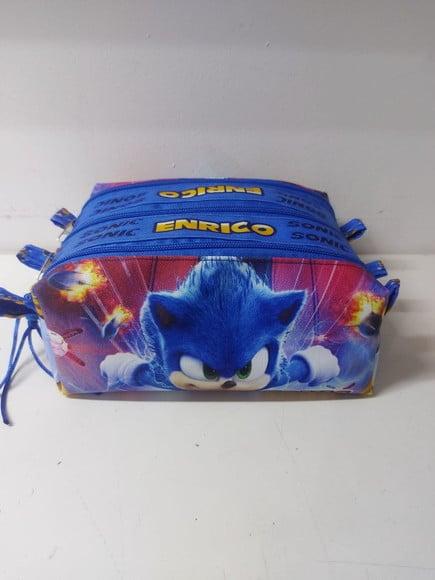 Estojo Triplo Sonic