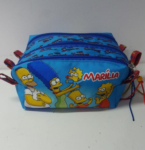 Estojo Triplo Simpsons