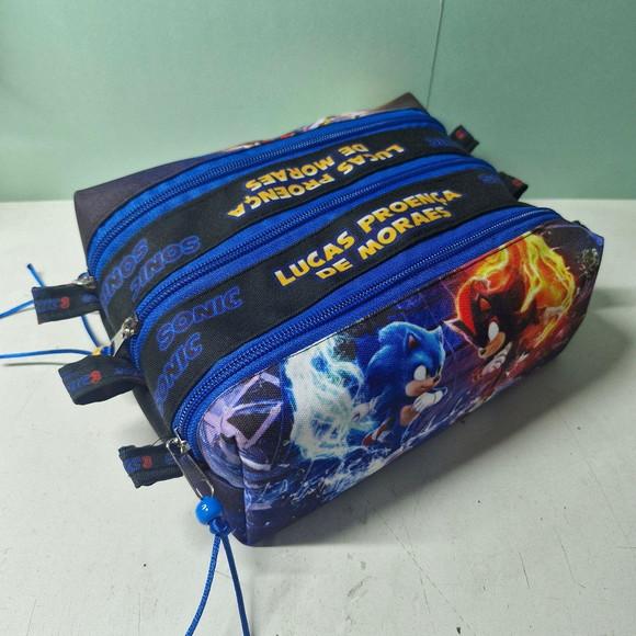 Estojo Triplo Sonic 3