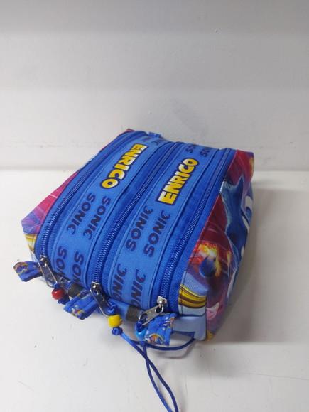 Estojo Triplo Sonic