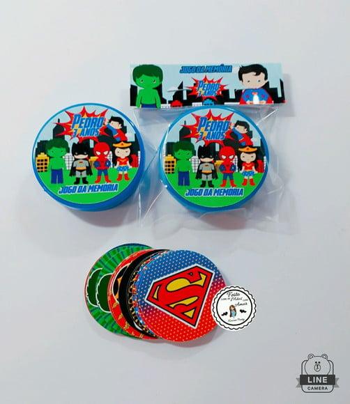 Jogo da Memoria Super Herois