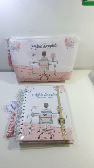Kit Agenda + Necessaire