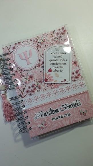 Kit Agenda 2026 + Caderno Psicologia
