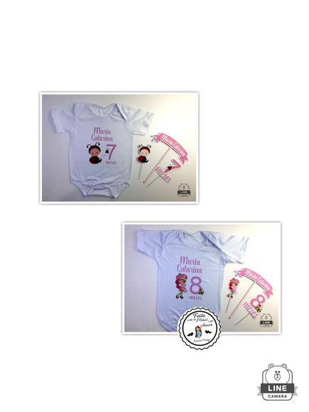 Kit Body Mesversario + Topper Cake
