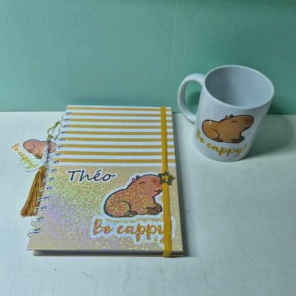 Kit Caderno Capivara