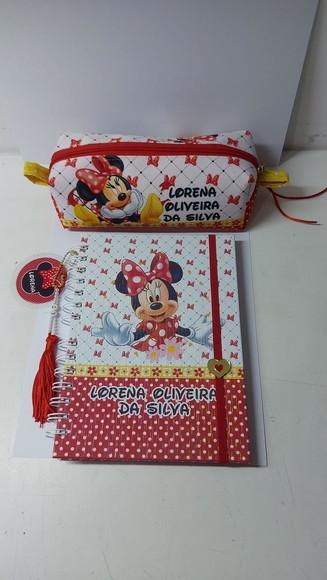 Kit Caderno Minnie