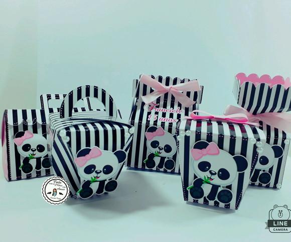 Kit Caixa Panda