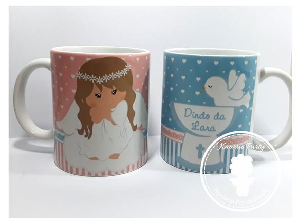 Kit Caneca Batizado Anjinha
