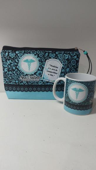 Kit Caneca e Necessaire Medicina