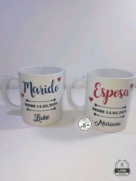 Kit Caneca Marido e Esposa