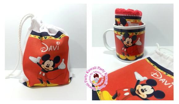 Kit caneca plastica personaliazda